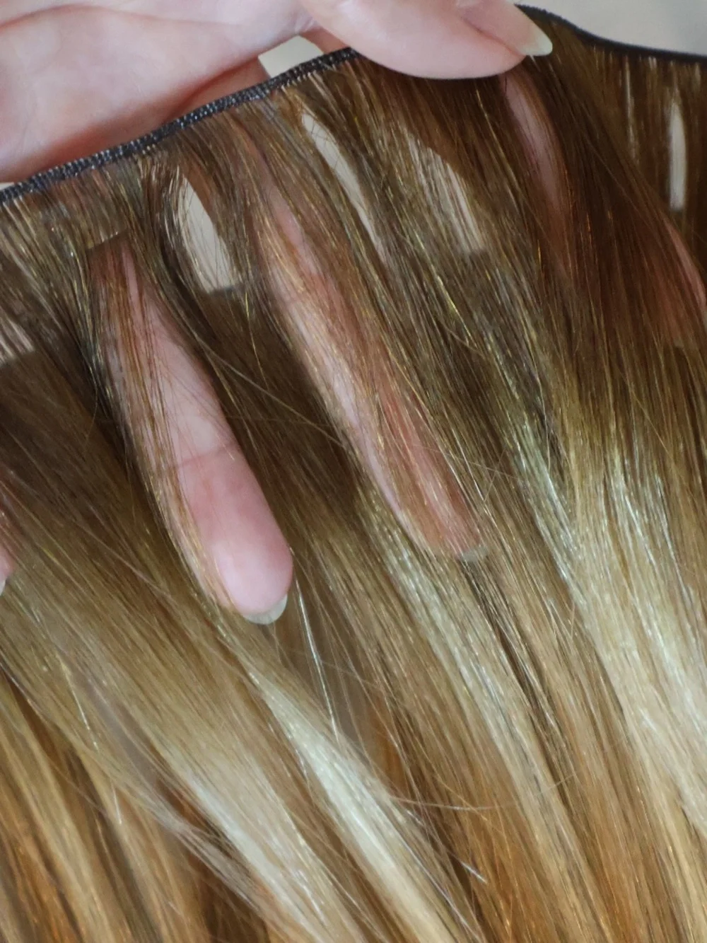 NEW 12A grade human hair genius weft level #8/#60 rooted 20 inch hair extensions